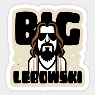 Big Lebowski Retro T-Shirt Sticker